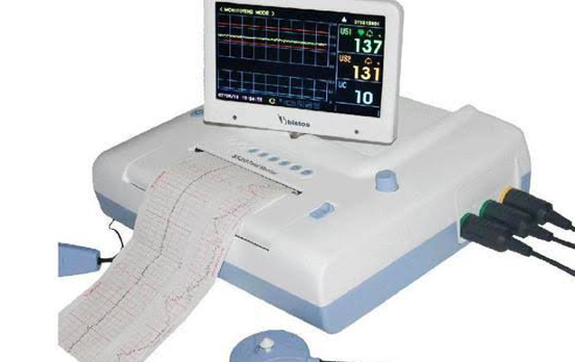 Continuous computerized fetal heart monitoring during delivery